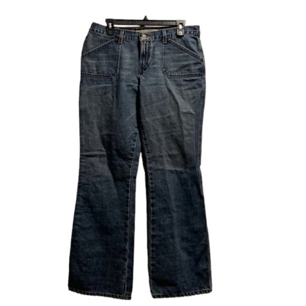Women's Vintage VTG Express Denim Blue Bootcut Jeans Size 11/12 GUC #3317